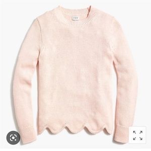 J. Crew Scalloped Sweater